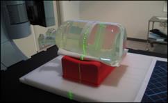 resolution It is possible using 3D gel dosimetry thousands of measuring points in a few cm 3 volume Ceberg S.
