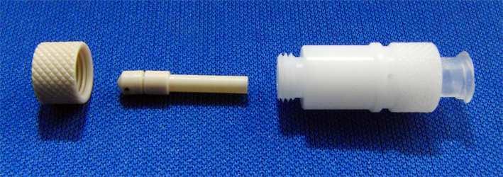 Operating procedure Step 1 Step 2 Step 3 Nozzle Air pump syringe Choice of syringe size for In the case
