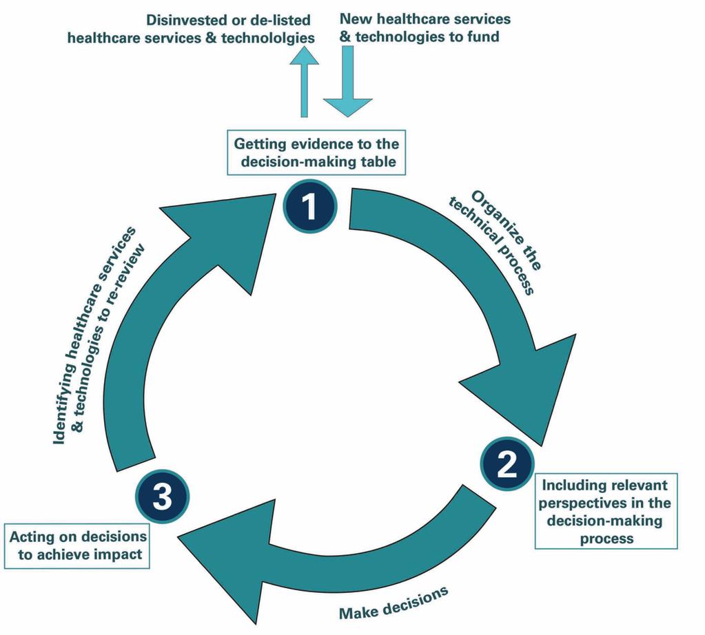 Making Fair and Sustainable Decisions about Funding for Cancer Drugs in Canada Figure 1: Example of a general approach to policy decision-making This is a general overview of a decision-making