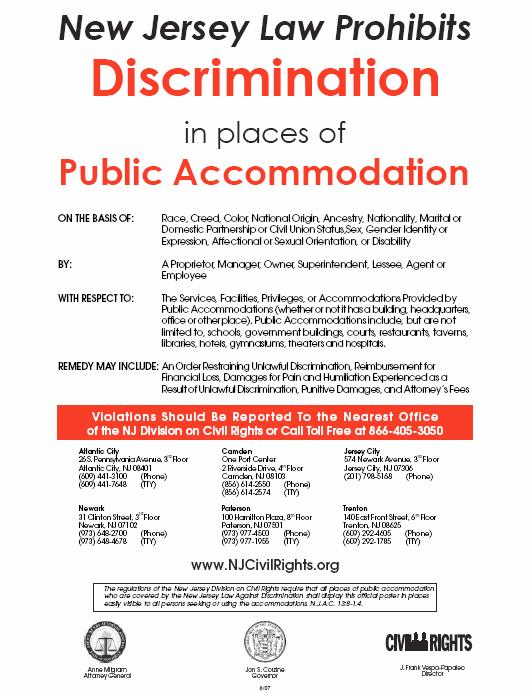 NJ Anti- Discrimination Posters: Employment