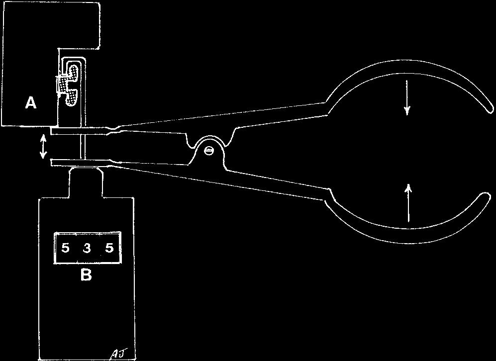 144 PICKETT, SADOWSKY, JACOBSON, LACEFIELD FIGURE 3. Diagrammatic illustration of in vitro debonding using the debonding device.