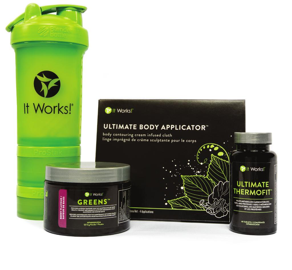 month REBOOT: EVERY DAY Fire up your metabolism to burn more calories and boost energy with Ultimate ThermoFit and Greens Berry Flavour THIS ALL-IN-ONE SYSTEM GOES WHEREVER YOU