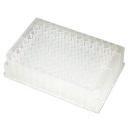 Well Plates & Mats Well Plates Polypropylene plates with round-bottom wells reduce liquid retention; conical bottom provides optimal recovery of reagents.