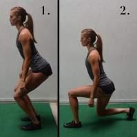 Keep your upper body upright and your lower back flat, explode upwards (jump by driving through both legs simultaneously) while switching your legs in the air (your feet will switch places on each