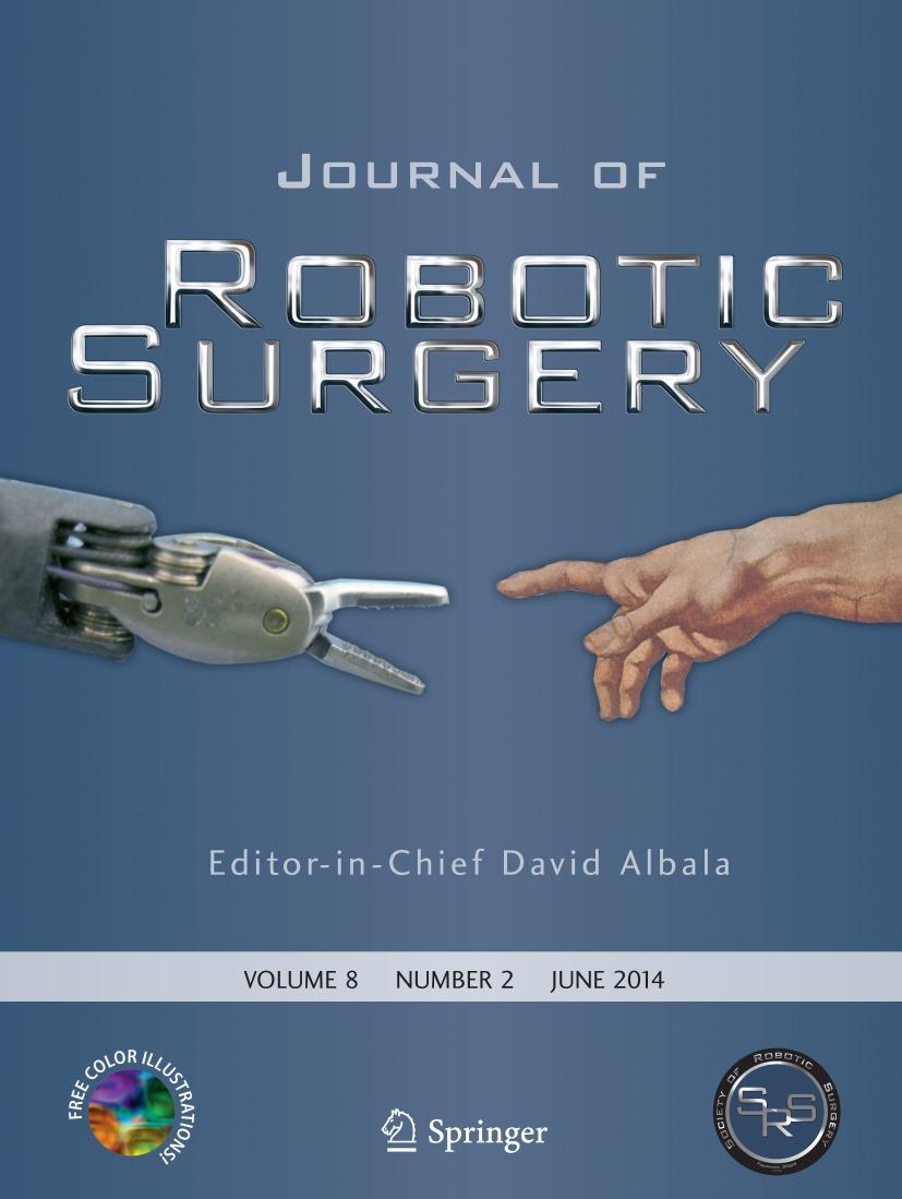 Journal of Robotic Surgery ISSN 1863-2483 Volume 8 Number 2