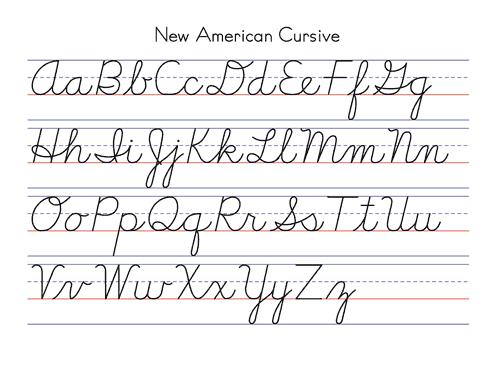 The funny thing about cursive Austin