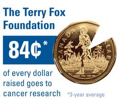 What We Have Achieved Through Fundraising for Cancer Research When Terry Fox was diagnosed with cancer, there was only a 35% survival rate.
