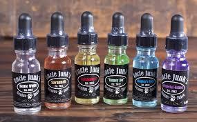 E-liquid/ Juice Main ingredient: propylene glycol (PG ) and/or vegetable glycerin (VG) usually with water-soluble food flavorings.