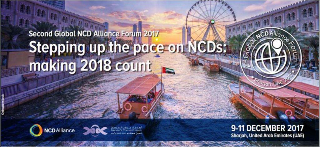 Stepping up the pace on NCDs: making 2018 count 19 Webinar, NCD Alliance, 17