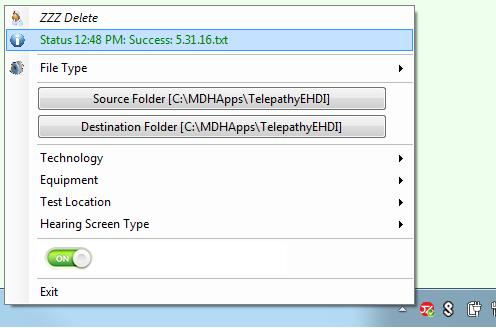 installing the OZ Telepathy EHDI software. You are now ready to export hearing screening files off your hearing screening device!
