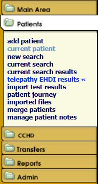 Step 2: Results can be filtered by date of import, date of screen, and name. To match results to a patient record, click Assign. Step 3: Search for the correct patient record.