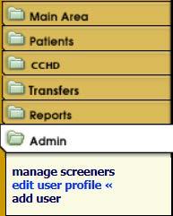 If a patient receives a rescreen in your hospital, enter the results in the same way as the initial screen by following Steps 1-5.
