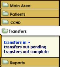 Step 2: Check in your hospital EMR if the baby was transferred to your nursery. Click the check box next to the patient records for patients that were transferred to your nursery.