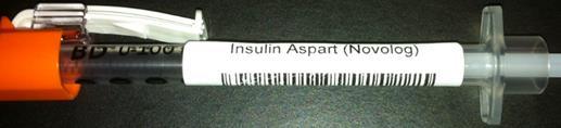 to attach to the insulin syringe.