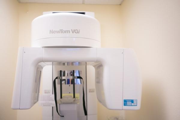 Dental Implant Procedure At Adler Advanced Dentistry, we use 3D technology with the NewTom VGi machine to see bone density and create a comprehensive map for the best place to insert an implant.