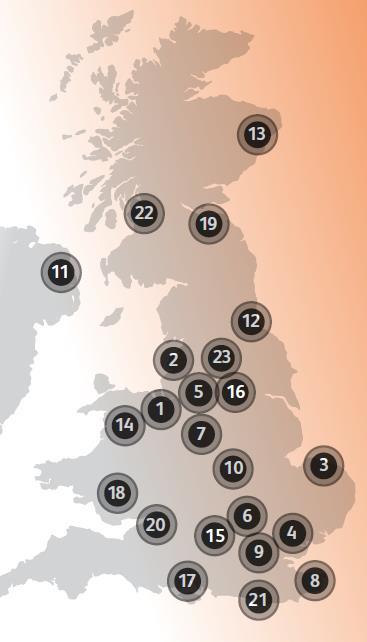 CAHPR REGIONAL HUBS 1. Cheshire and Merseyside 2. Cumbria and Lancashire 3. East Anglia 4.Essex 5.Greater Manchester 6.Hertfordshire 7. Keele 8. Kent and Medway 9. London 10. Midlands 11.