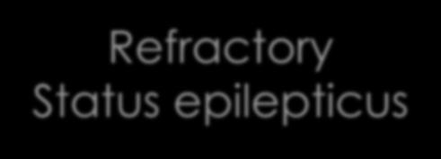 Refractory Status epilepticus Midazolam [1, 2, 4 ] Propofol [ 1, 2, 4 ]