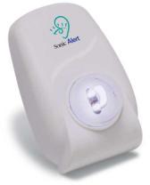 The transmitter is placed into a socket in the baby s room and the receiver will be