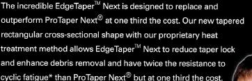 EdgeTaper Next (now offered as EdgeTaper Encore TM ) ProTaper Next Exhs. 6-8. 33.