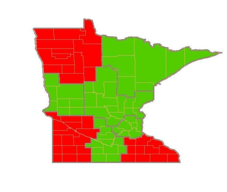 Reach Ratio Across Minnesota Regions West Central 1.01 Northwest 0.