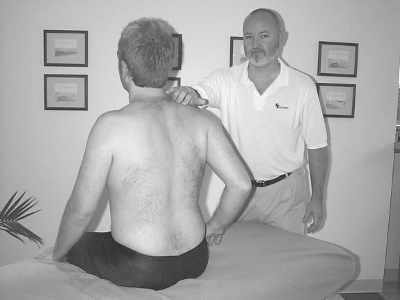 observation point in the previous test Instruct client to bend their arm bringing their elbow straight