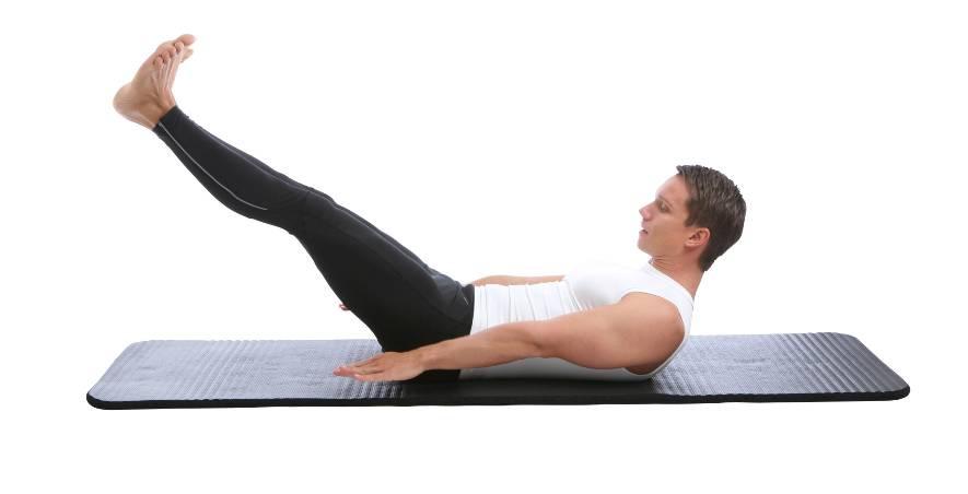 Hundreds - Lets build the endurance of the abs Lie on your back, with your knees bent and holding the knees.