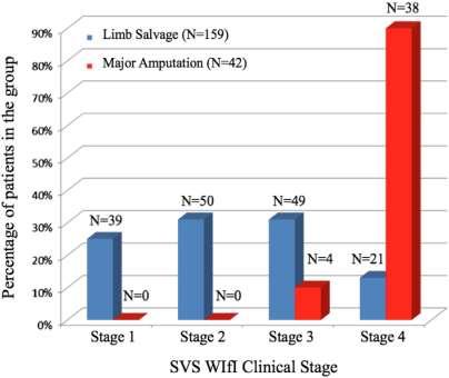 Critical Limb Ischemia Validation of risk stratification according to WIfI