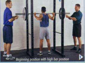 Back Squat Purpose: To develop strength in the quadriceps, adductors, hamstrings and gluteus maximus.