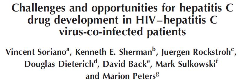 More elevated HCV load. More virological failures? Faster selection of drug resistance?