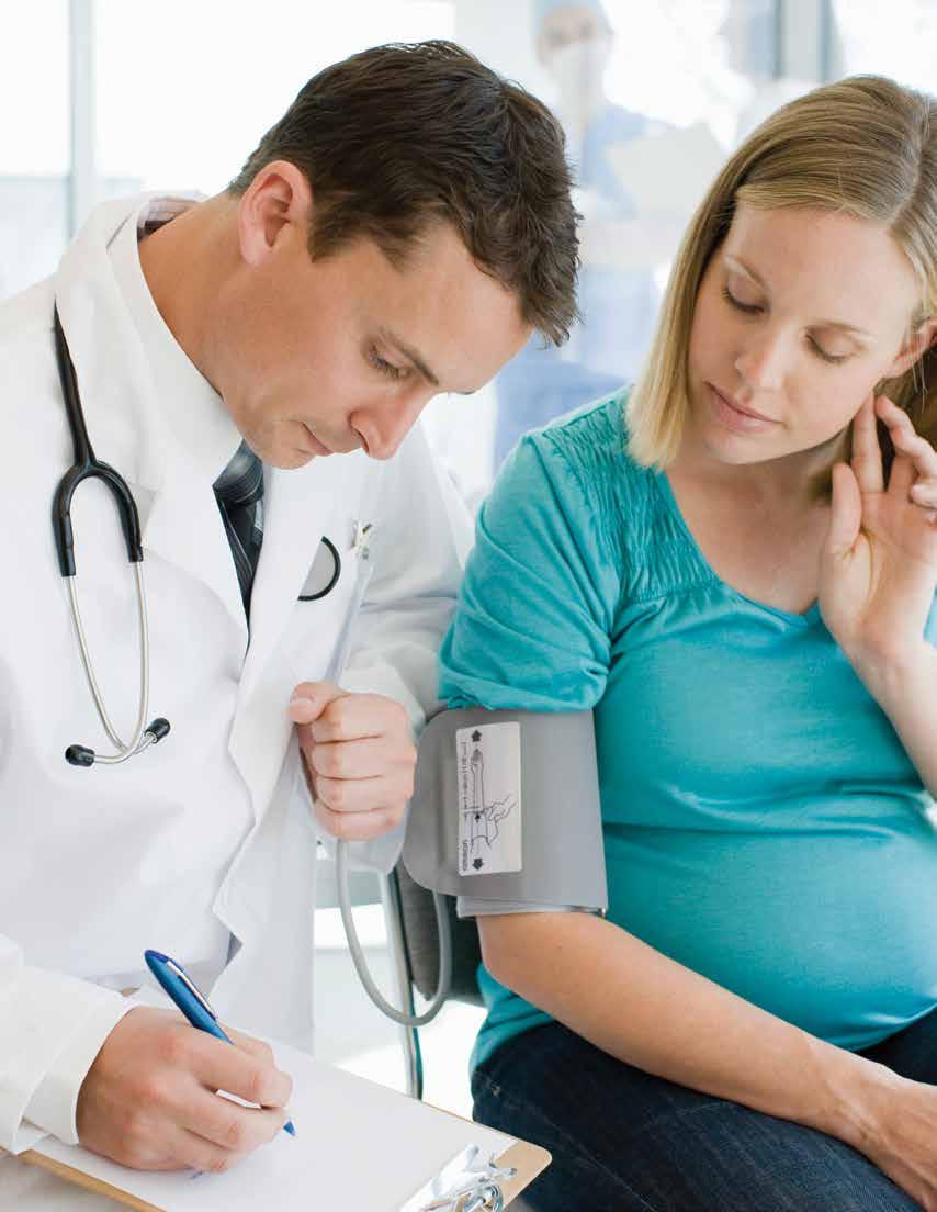 PREGNANT WOMEN* Pregnant women should see their doctor or OB/GYN in their first three of pregnancy for a first visit and to set up a prenatal care plan.