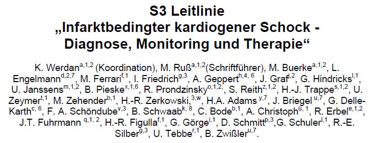 German-Austrian S3 guideline Diagnosis, monitoring and therapy of
