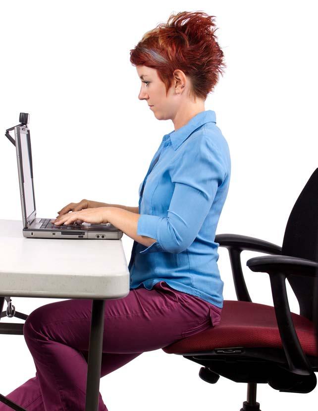Myth 8: Always sitting up straight will prevent back pain Sitting up straight too much can be just as detrimental as slouching.