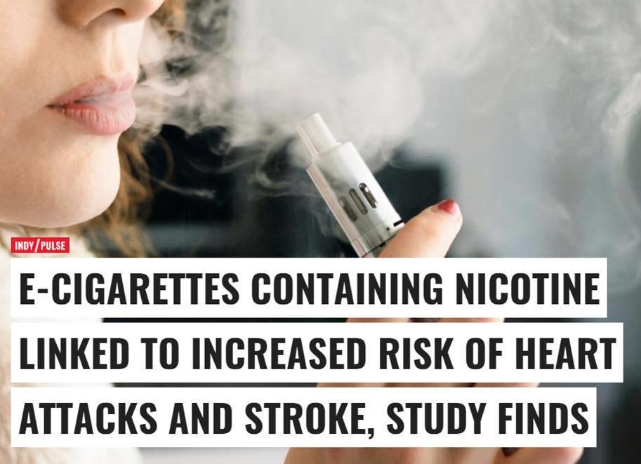 Heart Disease 2017 Study Researchers from the Karolinska Institute, a medical university in Stockholm, found that vaping devices containing