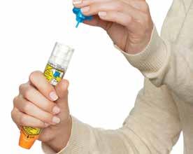 Built-in needle protection When the EpiPen Auto-injector is removed, the orange needle cover automatically extends to cover the injection needle, ensuring the needle is never exposed.