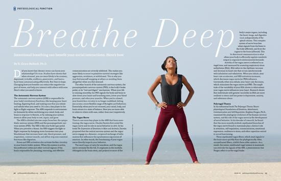 Intentional breathing can benefit your social interactions. Here s how.. Did you know that chronic stress can harm your relationships? It s true.