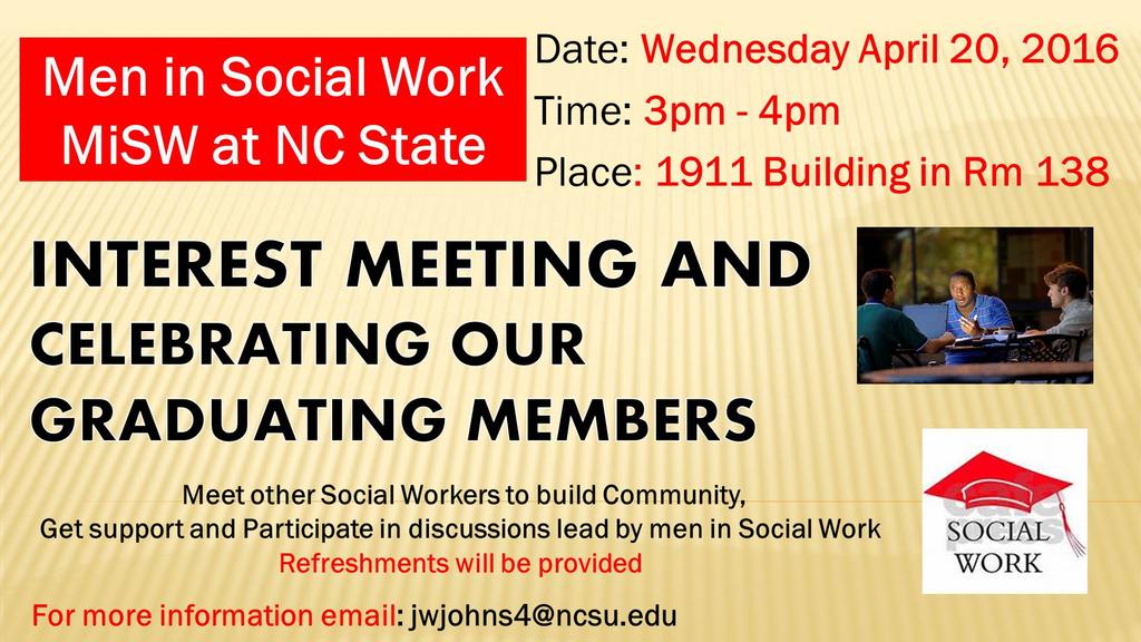 This site has been a yearlong project, which seeks to answer many FAQ s for current and prospective NC State Social Work students!