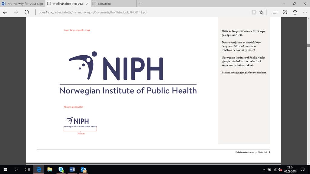 NORWAY: National Influenza Centre Influenza Epidemiological Information prepared for the WHO Informal Meeting on Strain Composition for Inactivated Influenza Vaccines for use in the Season 2019