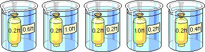 33. Which beaker(s) contain(s) a solution that is hypertonic to the bag? 1. Beaker 3 2. Beakers 2 and 4 3. Beakers 1, 2, and 5 4. Beaker 4 5. Beakers 3 and 4 1 2 3 4 5 34.