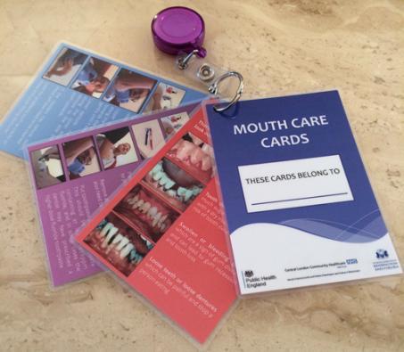 Product - BSG video followed by discussion around oral health delivery - Manuals on each floor - Key