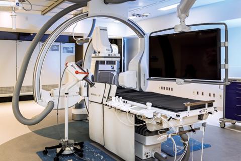 The Siemens Artis Q, which provides superior high-contrast resolution, is housed in a newly designed space in Vassar Brothers Medical Center.