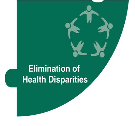 Elimination of Health Disparities Health outcomes vary widely based on race, ethnicity, socio-economic status, and other social factors Disparities are often linked to social, economic or
