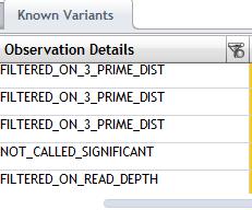 Perform known variant analysis NEW Known variant list selected during analysis set up Known variants found in sample will be