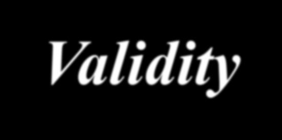 validity in content validation