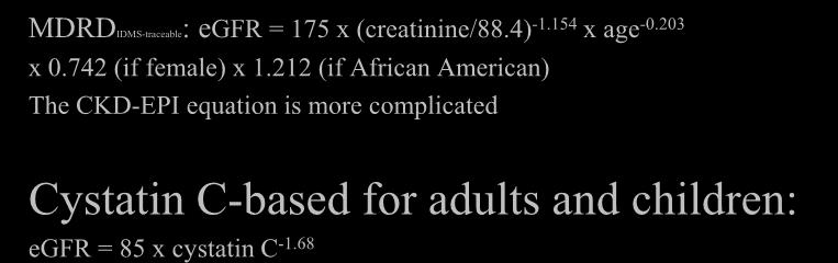 (creatinine/88.4) -1.154 x age -0.203 x 0.742 (if female) x 1.