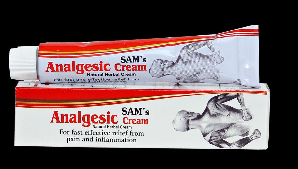 1. SAM's Analgesic Cream Ideal for fast and effective relief from