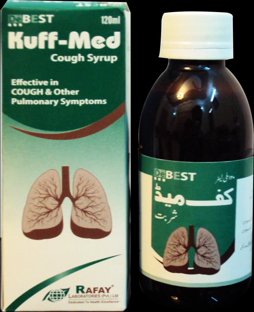 15. De Best Kuff-Med Cough Syrup It is a herbal based cough syrup for quick relief from all kinds of cough.