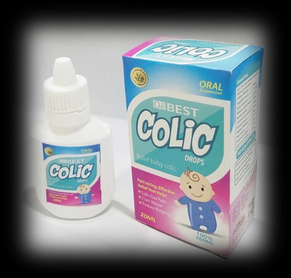 18. De Best Colic Drops De Best Colic drops are an effective solution for common childhood related digestive problems such as colic pain, gas & indigestion.