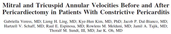Question #6 Who from following patients has the highest medial e velocity expected? 1.