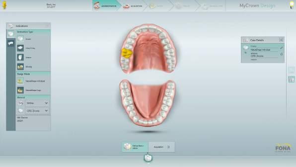 Each dentist can have a separate account with own patient database.