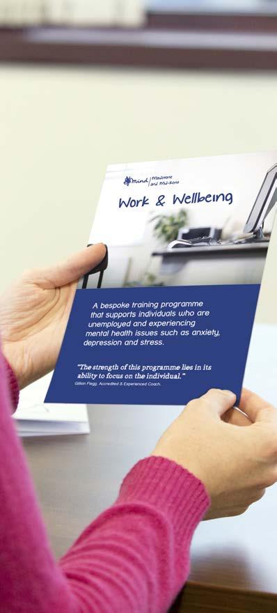 Work and Wellbeing (WWB) Full Course The WWB full course is a 12 week programme that starts with delivery of just 3 hours per week increasing to 10 hours per week.